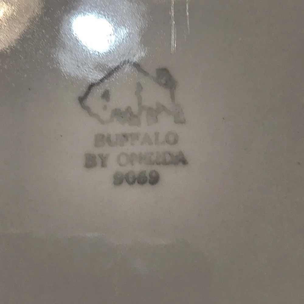 Vintage 1980’s Buffalo platter in Aztex design by Oneida.